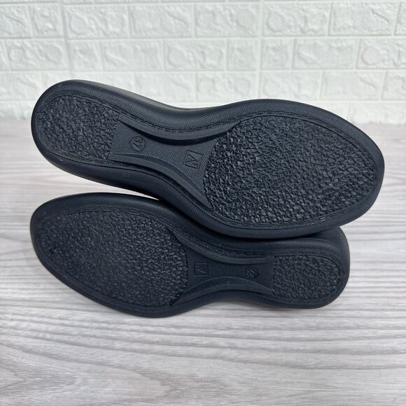 Arcopedico Mailu Shoe Sport Slip-On Knit Sz 37 Blue Black Wedge Washable Stretch - Picture 10 of 11